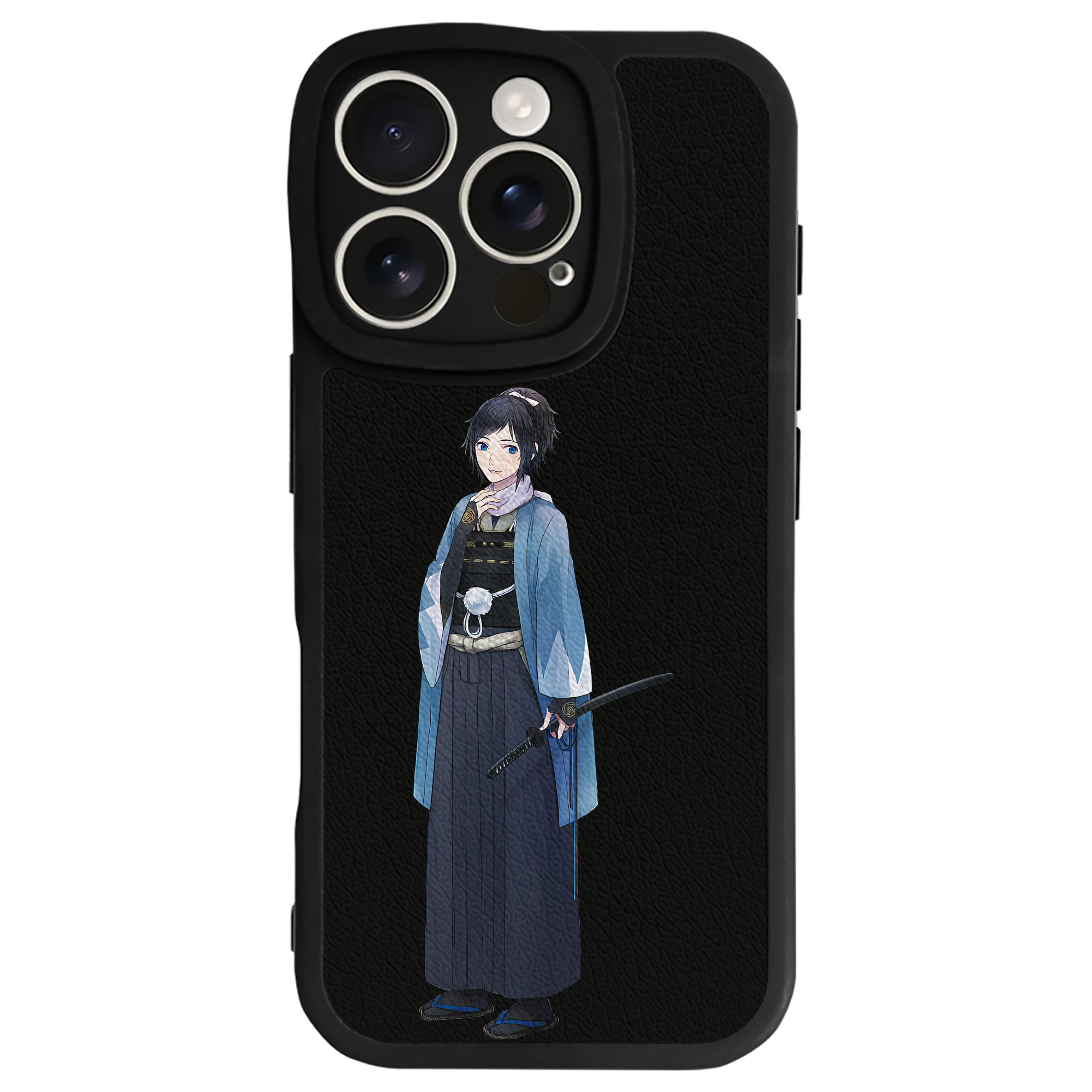 （画像用） 刀剣乱舞 Touken Ranbu 【iPhone 16シリーズ対応】シリコンスマホケース（レザー調） 材質：シリコン